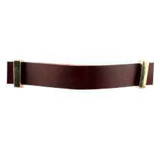 Cherry Faux Leather Pull Handle
